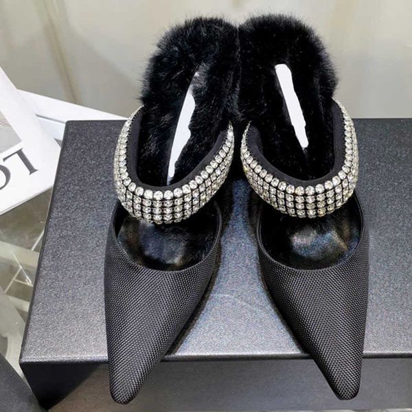 sandals rhinestone high-heeled shoes for women in 2023 design summer new pointy thin heel one-line sandals with baotou black plush slippers
sandals rhinestone high-heeled shoes for women in 2023 design summer new pointy thin heel one-line sandals with baotou black plush slippers