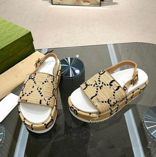 2023 classic lady slippers woman strawberry beach thick bottom shoes platform alphabet lady sandals leather high heel slippers shoes size 35, Black
2023 classic lady slippers woman strawberry beach thick bottom shoes platform alphabet lady sandals leather high heel slippers shoes size 35, Black