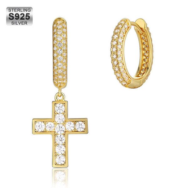 men women earrings studs anti-allergic 925 sterling silver gold plated bling cross hoops earrings nice jewelry gift, Golden;silver
men women earrings studs anti-allergic 925 sterling silver gold plated bling cross hoops earrings nice jewelry gift, Golden;silver