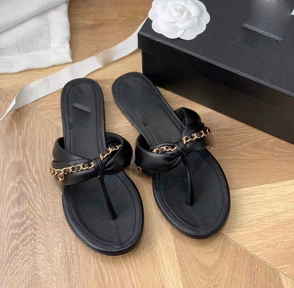 casual little fragrant wind herringbone slippers women's flat bottoms 2023 design new summer leather chain beach flip flops, Black
casual little fragrant wind herringbone slippers women's flat bottoms 2023 design new summer leather chain beach flip flops, Black