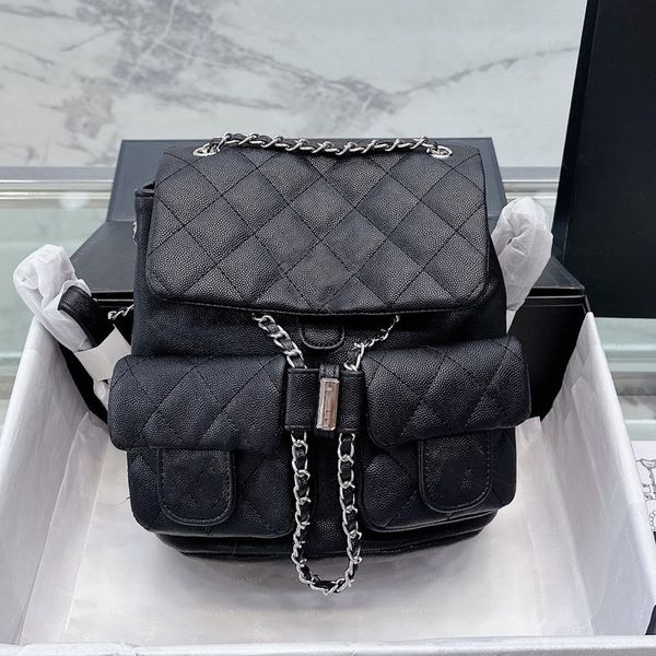 luxury mini backpack designers cc card holder channel caviar leather drawstring bag silver chain with two solid womens wallet bags designer
luxury mini backpack designers cc card holder channel caviar leather drawstring bag silver chain with two solid womens wallet bags designer