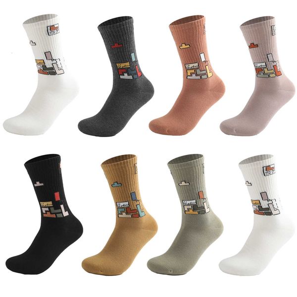 men's socks all-cotton trend long sleeve sports medium combed cotton boneless, Black
men's socks all-cotton trend long sleeve sports medium combed cotton boneless, Black