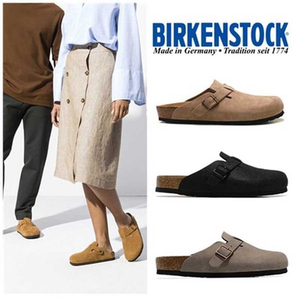 designer birkinstock slippers genuine slippers boken baotou sandals women wear boken boston leather cork half slippers b8ko, Black
designer birkinstock slippers genuine slippers boken baotou sandals women wear boken boston leather cork half slippers b8ko, Black