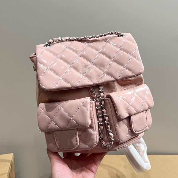 2003 spring pink mini backpack purse channel designer bags backpack caviar leather drawstring tote bag wallet on chain handle handbags mirro
2003 spring pink mini backpack purse channel designer bags backpack caviar leather drawstring tote bag wallet on chain handle handbags mirro