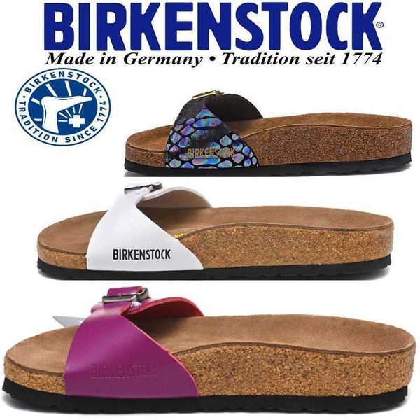 designer birkinstock slippers in summer germany burgen madrid women's shoes boken beach single-button sandals, Black
designer birkinstock slippers in summer germany burgen madrid women's shoes boken beach single-button sandals, Black