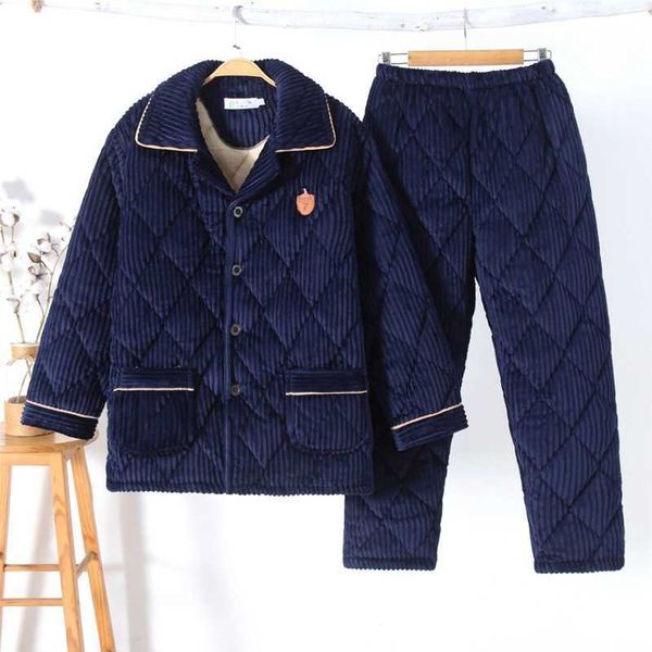 men's socks new winter men's flannel pajamas three-layer thickened cotton sand strip warm coral velvet home clothes, Black
men's socks new winter men's flannel pajamas three-layer thickened cotton sand strip warm coral velvet home clothes, Black