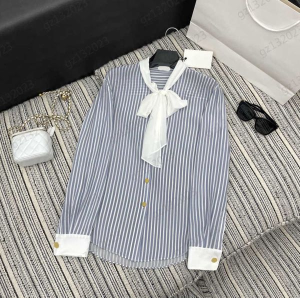 striped blouse shirts white bow lace-up custom buttons long sleeves shirt silk fabric curved hem design fashion thin blouse for women elega
striped blouse shirts white bow lace-up custom buttons long sleeves shirt silk fabric curved hem design fashion thin blouse for women elega