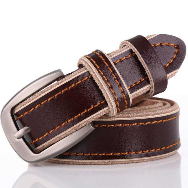 belts women genuine leather belt female waistband designer belt pin buckle belt width28cm length100105cm j230220, Black;brown
belts women genuine leather belt female waistband designer belt pin buckle belt width28cm length100105cm j230220, Black;brown