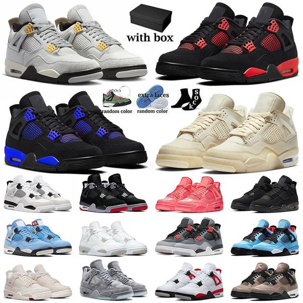 with box 2023 mens basketball shoes 4 4s iv jumpman pn dust red thunder sail travis scoot military black men women trainers sneakers 36-47
with box 2023 mens basketball shoes 4 4s iv jumpman pn dust red thunder sail travis scoot military black men women trainers sneakers 36-47