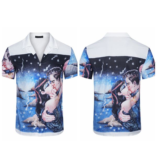 designer men short sleeve t shirt summer v neck printed tees fashion casual button, White;black
designer men short sleeve t shirt summer v neck printed tees fashion casual button, White;black