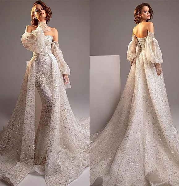 party dresses shine sequined wedding dress with puff sleeve sweetheart detachable train bridal gowns robe de mariage vestido 230220, White;black
party dresses shine sequined wedding dress with puff sleeve sweetheart detachable train bridal gowns robe de mariage vestido 230220, White;black