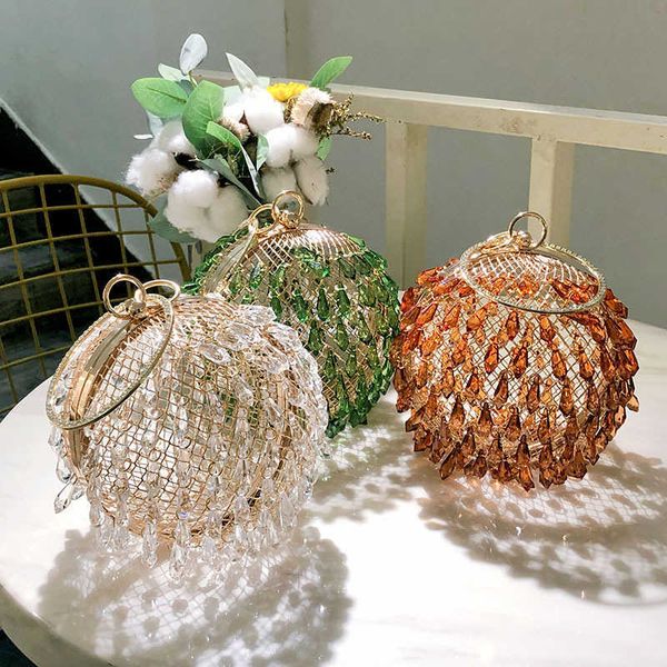 spring and summer net red water drop acrylic multicolor choice round metal birdcage portable dinner bag 230220
spring and summer net red water drop acrylic multicolor choice round metal birdcage portable dinner bag 230220