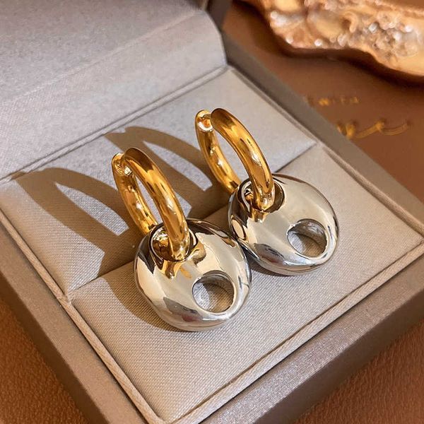 carlidana vintage gold sliver color mix round hoop earrings for women pig nose charm chunky dangle earrings luxury jewelry gifts, Golden
carlidana vintage gold sliver color mix round hoop earrings for women pig nose charm chunky dangle earrings luxury jewelry gifts, Golden