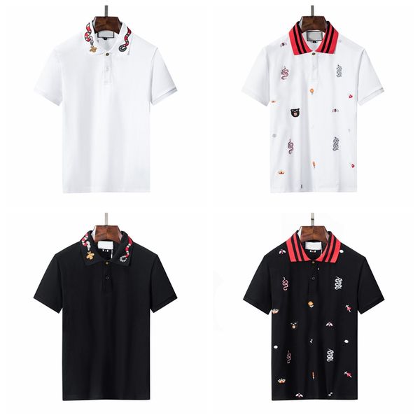 snake collar polo shirt man white black fashion design split hem stretch cotton jersey male size m-3xl
snake collar polo shirt man white black fashion design split hem stretch cotton jersey male size m-3xl