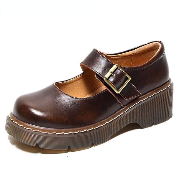 dress shoes literary retro women's thick bottom mori girl japanese mary jane single college style 230220, Black
dress shoes literary retro women's thick bottom mori girl japanese mary jane single college style 230220, Black