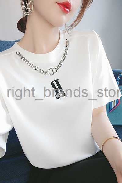 women's t-shirt women's t-shirt cotton summer new chain short sleeve t-shirt korean version loose slim round neck letter womens bl, White
women's t-shirt women's t-shirt cotton summer new chain short sleeve t-shirt korean version loose slim round neck letter womens bl, White