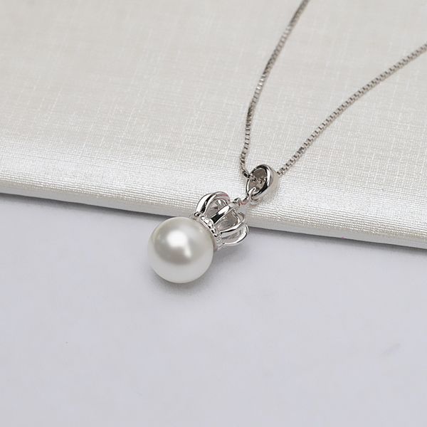 s925 sterling silver setting three-dimensional crown pendant female necklace personality diy pearl 8-13mm pendant mounts semi-finished acces, Slivery;crystal
s925 sterling silver setting three-dimensional crown pendant female necklace personality diy pearl 8-13mm pendant mounts semi-finished acces, Slivery;crystal