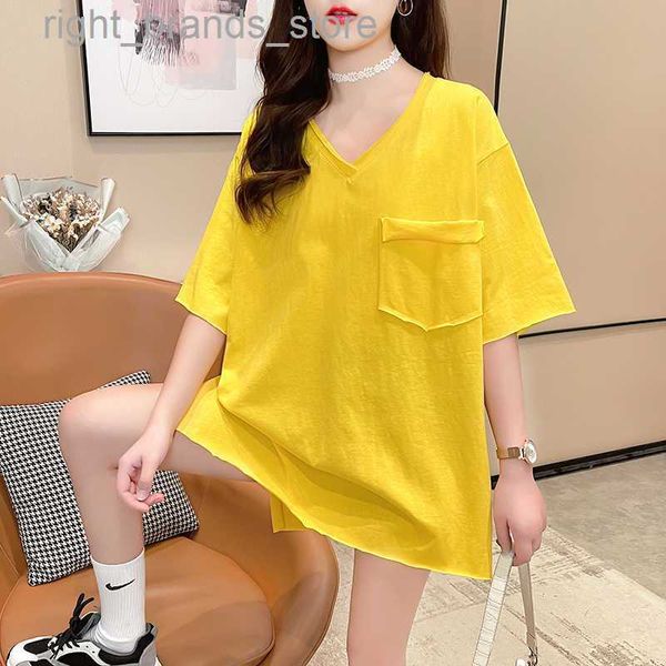 women's t-shirt women's t-shirt new summer korean style medium long solid v-neck t-shirt for women loose simple casual ladies0220, White
women's t-shirt women's t-shirt new summer korean style medium long solid v-neck t-shirt for women loose simple casual ladies0220, White