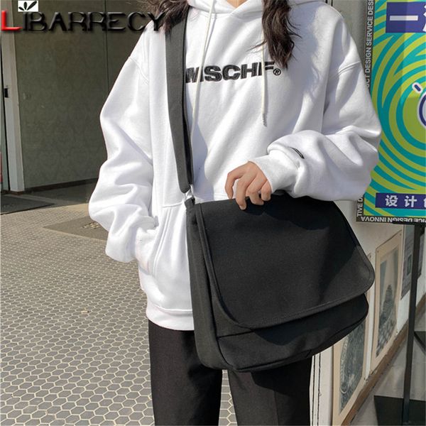 evening bags solid color designer fashion women's shoulder bags canvas ladies crossbody bag casual young student school bookbag 230217
evening bags solid color designer fashion women's shoulder bags canvas ladies crossbody bag casual young student school bookbag 230217