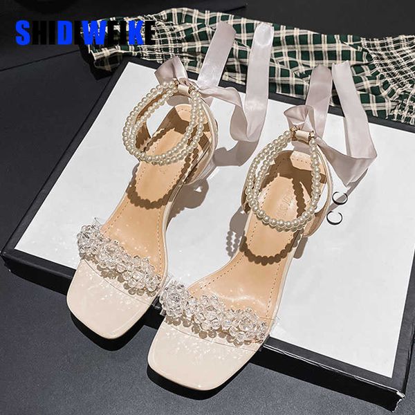 women's sandals high-heeled shoes summer dress pearl beading rhinestones square heel silk strap ladies pumps ad2964 0220, Black
women's sandals high-heeled shoes summer dress pearl beading rhinestones square heel silk strap ladies pumps ad2964 0220, Black