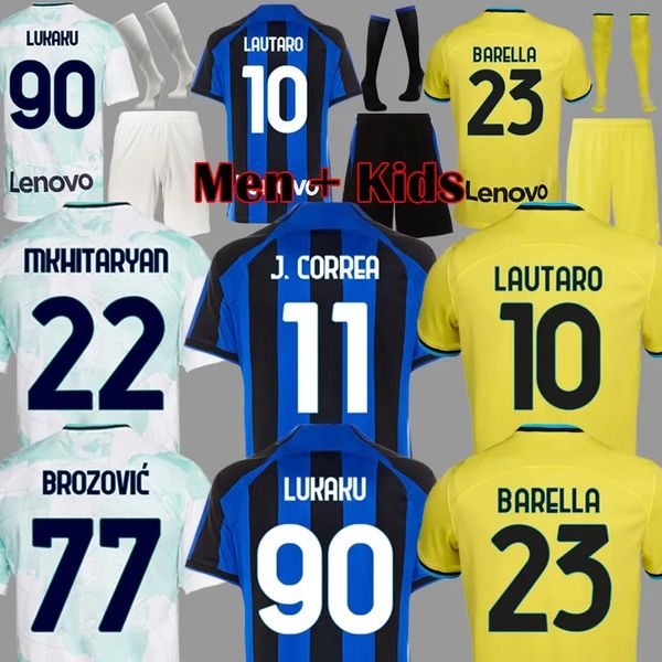 2022 2023 lukaku soccer jersey t shirt barella inters dzeko milans lautaro vidal j. correa 22 23 football shirt calhanoglu gagliardini men k, White;black
2022 2023 lukaku soccer jersey t shirt barella inters dzeko milans lautaro vidal j. correa 22 23 football shirt calhanoglu gagliardini men k, White;black