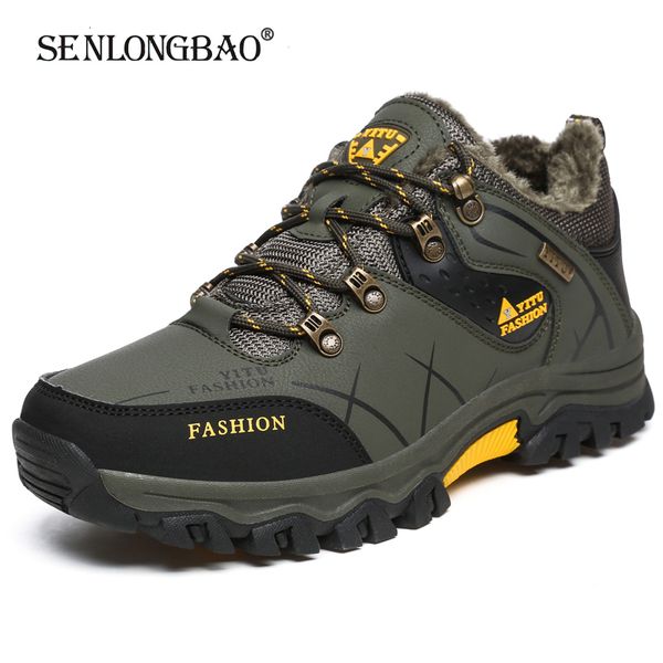 dress shoes winter warm plush snow boots waterproof leather men boots outdoor rubber lace-up ankle boots men sneakers size39-47 230217, Black
dress shoes winter warm plush snow boots waterproof leather men boots outdoor rubber lace-up ankle boots men sneakers size39-47 230217, Black