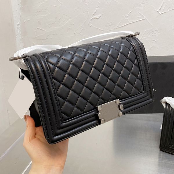 classic boy womens fashion single falp bags lambskin f/w quilted crossbody shoulder real genuine leather 25c clutch purse famous brand handb
classic boy womens fashion single falp bags lambskin f/w quilted crossbody shoulder real genuine leather 25c clutch purse famous brand handb