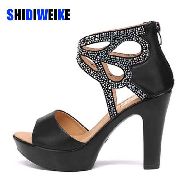 open toe rhinestone platform shoes ladies 2023 summer elegant office party high heels gladiator sandals plus size 33-43 0220, Black
open toe rhinestone platform shoes ladies 2023 summer elegant office party high heels gladiator sandals plus size 33-43 0220, Black