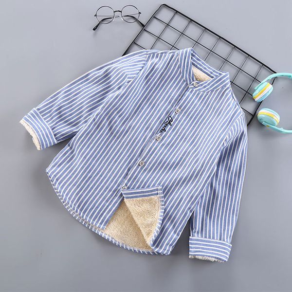 tshirts winter children shirts boys warm kids striped long sleeved clothing fleece thicken shirt for 230220, Blue
tshirts winter children shirts boys warm kids striped long sleeved clothing fleece thicken shirt for 230220, Blue