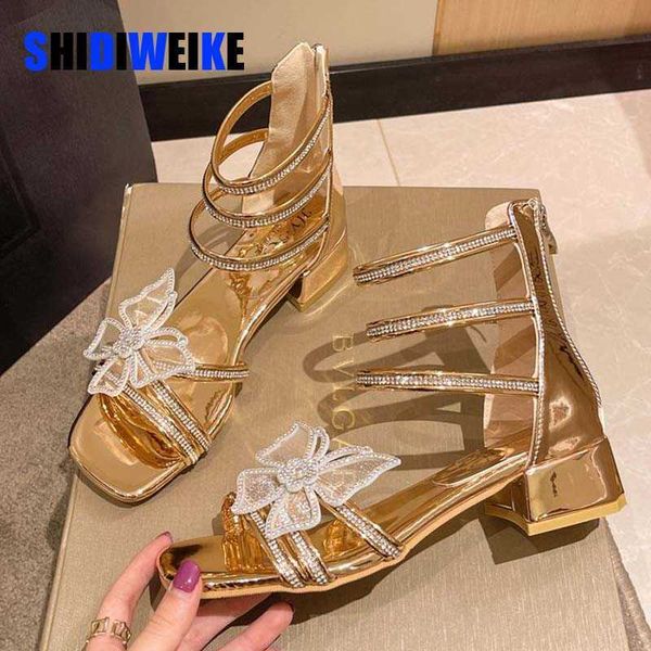 sdwk 3.5cm new women's sandals summer design three straps band high heels fashion bow roman shoes 0220, Black
sdwk 3.5cm new women's sandals summer design three straps band high heels fashion bow roman shoes 0220, Black