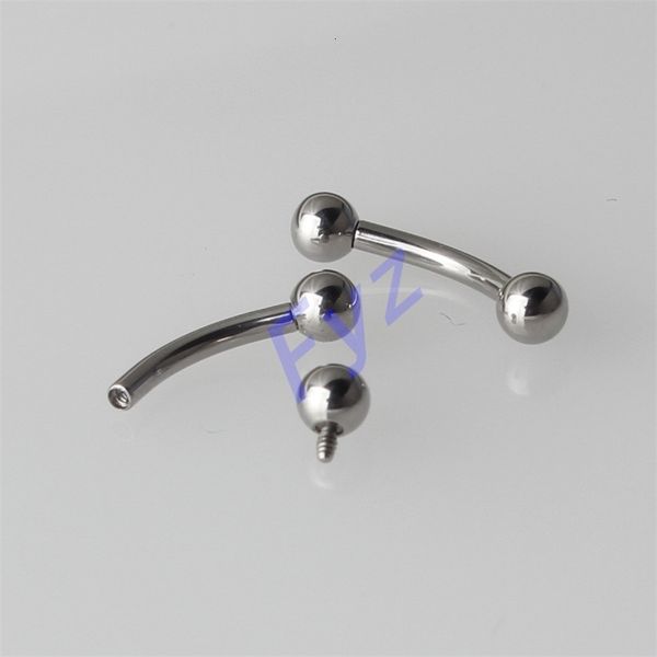 navel bell button rings 16g 14g g23 eyebrow piercings internally threaded curved banana helix earring trags nipple jewelry 230217, Silver
navel bell button rings 16g 14g g23 eyebrow piercings internally threaded curved banana helix earring trags nipple jewelry 230217, Silver