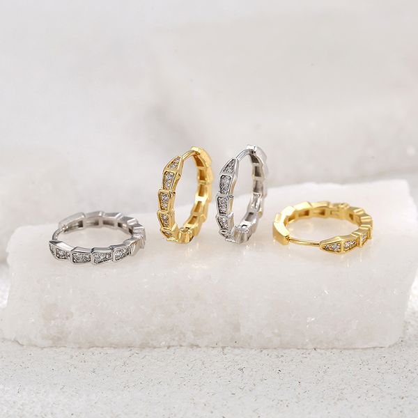 luxury sterling silver studs shiny gold diamond romantic snake stud earrings fashion ladies hoop earrings women jewelry gift, Golden;silver
luxury sterling silver studs shiny gold diamond romantic snake stud earrings fashion ladies hoop earrings women jewelry gift, Golden;silver
