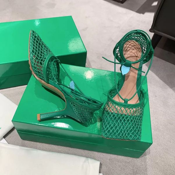 designer sandals spring summer new mesh high heels lace mouth midsole shallow laces up sandals slippers size 35-41, Black
designer sandals spring summer new mesh high heels lace mouth midsole shallow laces up sandals slippers size 35-41, Black