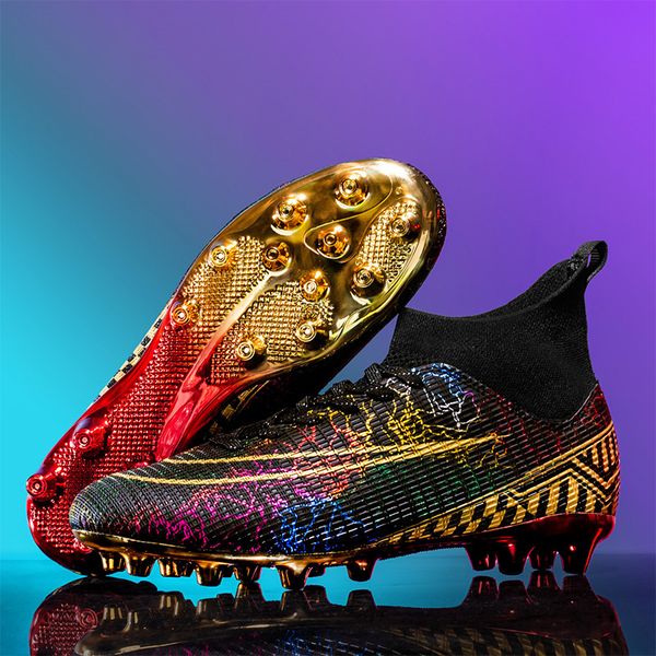 safety shoes black gold mens soccer teenagers outdoor grass sneakers cleats professional football boots men kids futsal 230220, Black;brown
safety shoes black gold mens soccer teenagers outdoor grass sneakers cleats professional football boots men kids futsal 230220, Black;brown