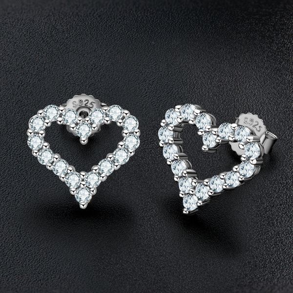 sweet fashion 925 sterling silver bling moissanite diamond heart studs earrings jewelry for girls women nice gift, Golden;silver
sweet fashion 925 sterling silver bling moissanite diamond heart studs earrings jewelry for girls women nice gift, Golden;silver