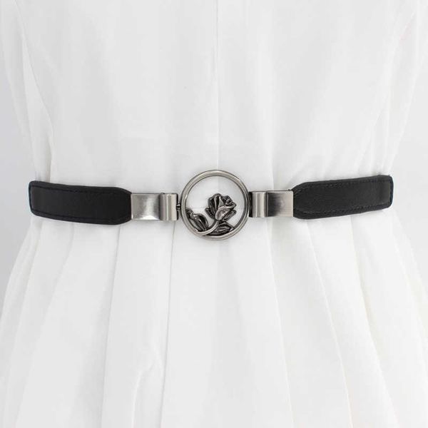 belts fashion women elastic thin belts designer brand flower hook buckle waist strap dress coat sweater lady decorative waistband j230220, Black;brown
belts fashion women elastic thin belts designer brand flower hook buckle waist strap dress coat sweater lady decorative waistband j230220, Black;brown