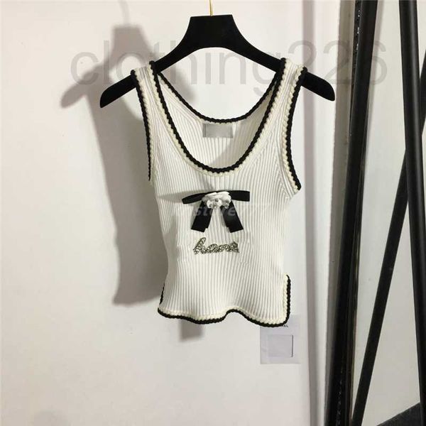 designer 2022 womens summer bow knit tee with letter crystal female milan runway cotton crop t-shirt clothing high end qhlh, White
designer 2022 womens summer bow knit tee with letter crystal female milan runway cotton crop t-shirt clothing high end qhlh, White
