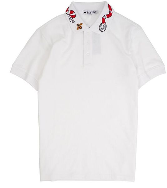 polos men punk embroidered bee snake fashion luxury striped turn down collar polo shirts shirt hip hop skateboard 100%cotton polo tee, White;black
polos men punk embroidered bee snake fashion luxury striped turn down collar polo shirts shirt hip hop skateboard 100%cotton polo tee, White;black