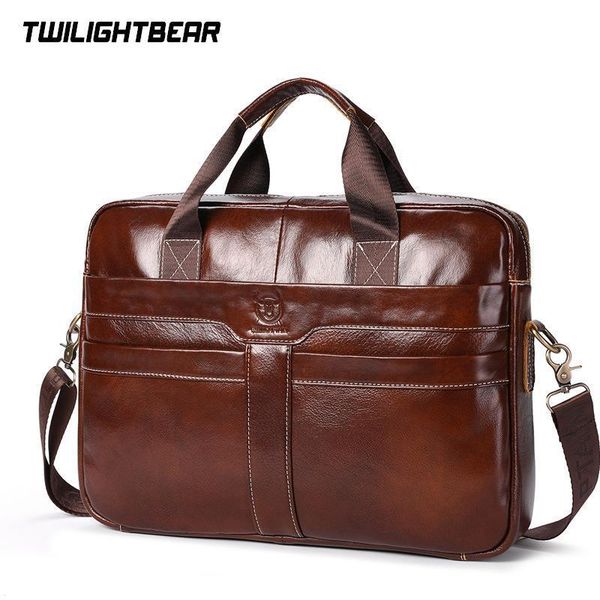 briefcases cowhide men's shiny cow leather business handbag large capacity shoulder bags gift leisure lapbag ts053 230220
briefcases cowhide men's shiny cow leather business handbag large capacity shoulder bags gift leisure lapbag ts053 230220
