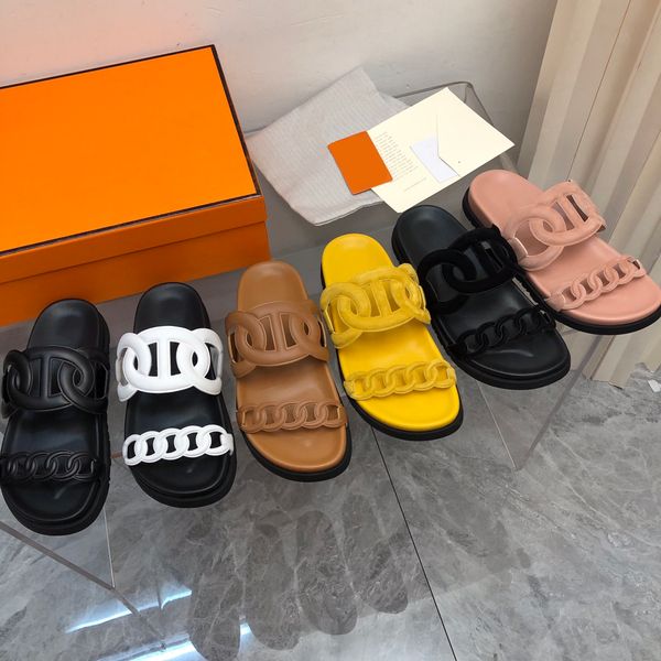 famous designer extra sandals egerie slippers interlocking perforated slippers platform rubber hollow slippers transparent material fashiona, Black
famous designer extra sandals egerie slippers interlocking perforated slippers platform rubber hollow slippers transparent material fashiona, Black