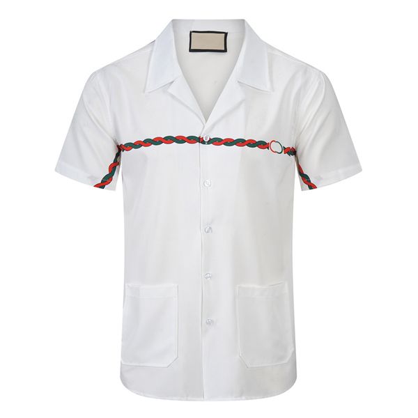men designer summer shoort sleeve casual shirts fashion loose polos beach style breathable tshirts tees clothing 0f90, White;black
men designer summer shoort sleeve casual shirts fashion loose polos beach style breathable tshirts tees clothing 0f90, White;black
