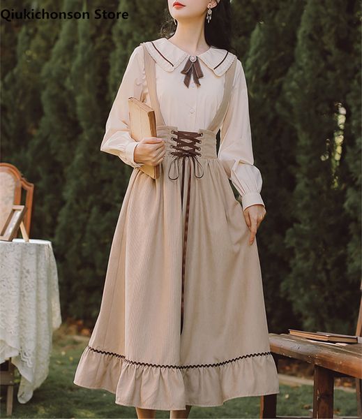 skirts qiukichonson spring summer women long midi suspender skirt teen girls preppy style cute lace-up high waist ruffle a-line skirts 23022, Black
skirts qiukichonson spring summer women long midi suspender skirt teen girls preppy style cute lace-up high waist ruffle a-line skirts 23022, Black
