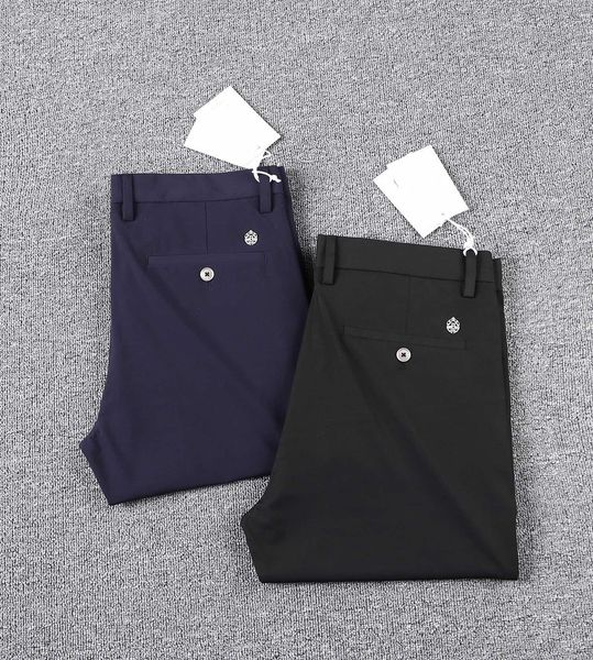 2023 spring and summer new pattern designer pants comfortable elastic force fashion business casual straight cylinder man's pants, Black
2023 spring and summer new pattern designer pants comfortable elastic force fashion business casual straight cylinder man's pants, Black