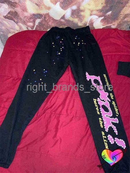 men's pants black nevermind the spider pants men women foam print sp5der 555555 pants pink young thug sweatpants0221v23
men's pants black nevermind the spider pants men women foam print sp5der 555555 pants pink young thug sweatpants0221v23