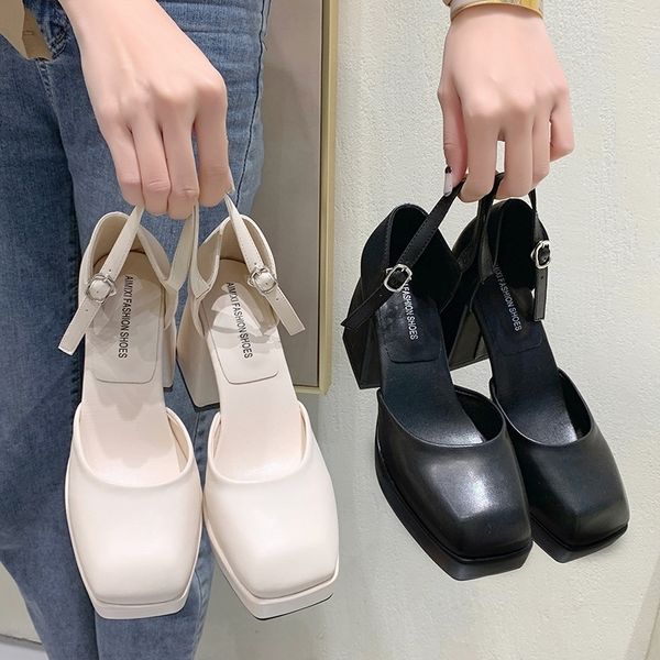 sandals womens highheeled summer hollow round toe thick heels increase fashion and versatility 230220, Black
sandals womens highheeled summer hollow round toe thick heels increase fashion and versatility 230220, Black