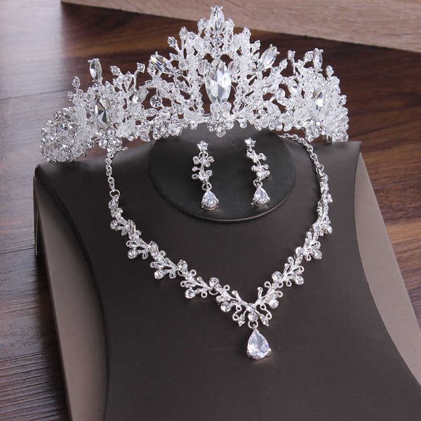 tiaras luxury crystal heart bridal jewelry set rhinestone crown tiaras earrings choker necklace set weddings african beads jewelry sets z022, White;golden
tiaras luxury crystal heart bridal jewelry set rhinestone crown tiaras earrings choker necklace set weddings african beads jewelry sets z022, White;golden