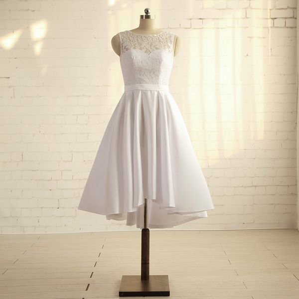 party dresses ivory lace satin sleeveless aline kneelength mother of the bride custom made 230221, White;black
party dresses ivory lace satin sleeveless aline kneelength mother of the bride custom made 230221, White;black