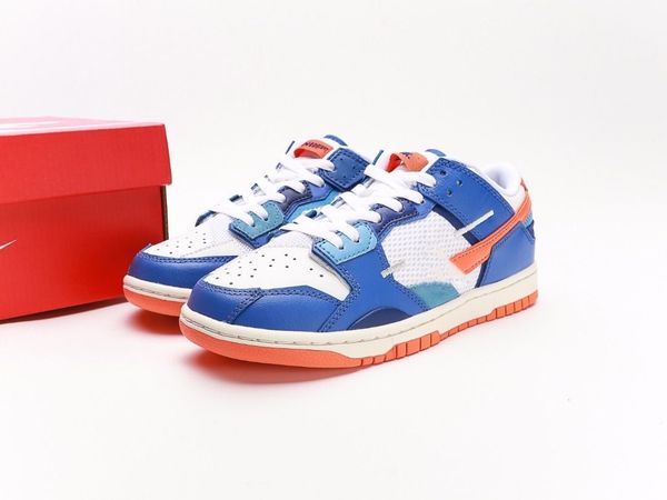 shoes sb dunks low scrap knicks white blue orang outdoor sneaker sports with original box
shoes sb dunks low scrap knicks white blue orang outdoor sneaker sports with original box