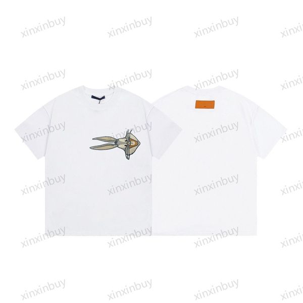 xinxinbuy men designer tee t shirt 23ss 1854 rabbit embroidery patch short sleeve cotton women black white khaki xs-l, Black;brown
xinxinbuy men designer tee t shirt 23ss 1854 rabbit embroidery patch short sleeve cotton women black white khaki xs-l, Black;brown