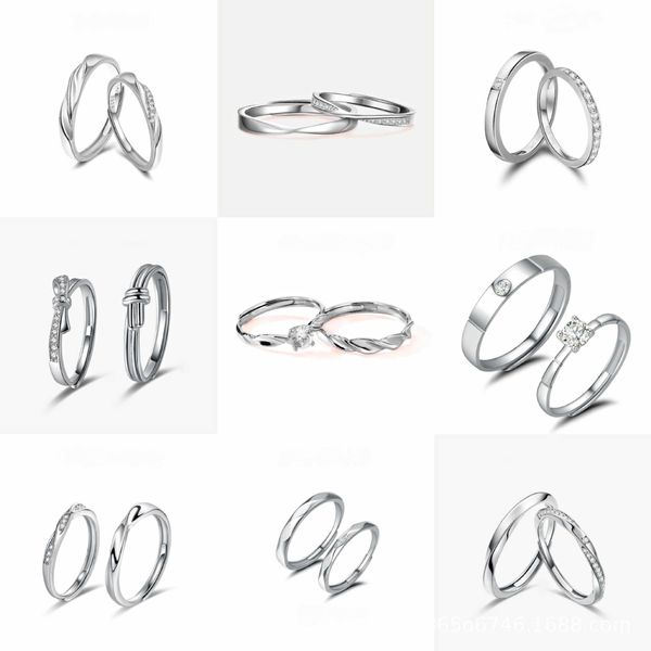 same ring female mobius couple ring fashion simple opening ring for men and women, Silver
same ring female mobius couple ring fashion simple opening ring for men and women, Silver